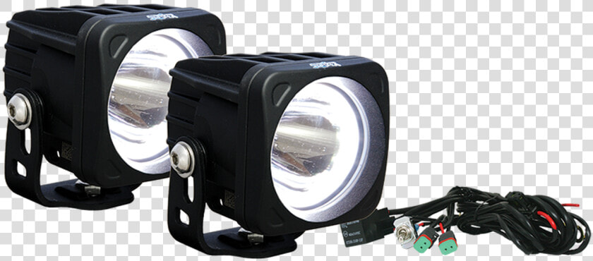 Vision X Optimus Square Halo Black 1 10w Led Emark   Små Led Extraljus  HD Png DownloadTransparent PNG