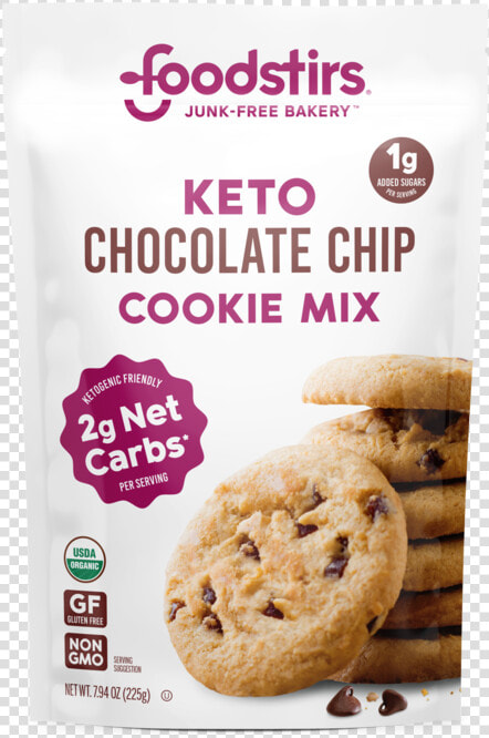 Foodstirs Organic Keto Chocolate Chip Cookie Mix  HD Png DownloadTransparent PNG