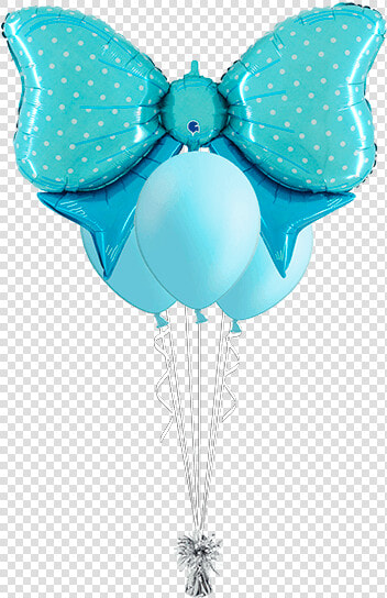 Bouquet De Globos Lazo Azul   Голубой Бантик Картинка Для Детей  HD Png DownloadTransparent PNG