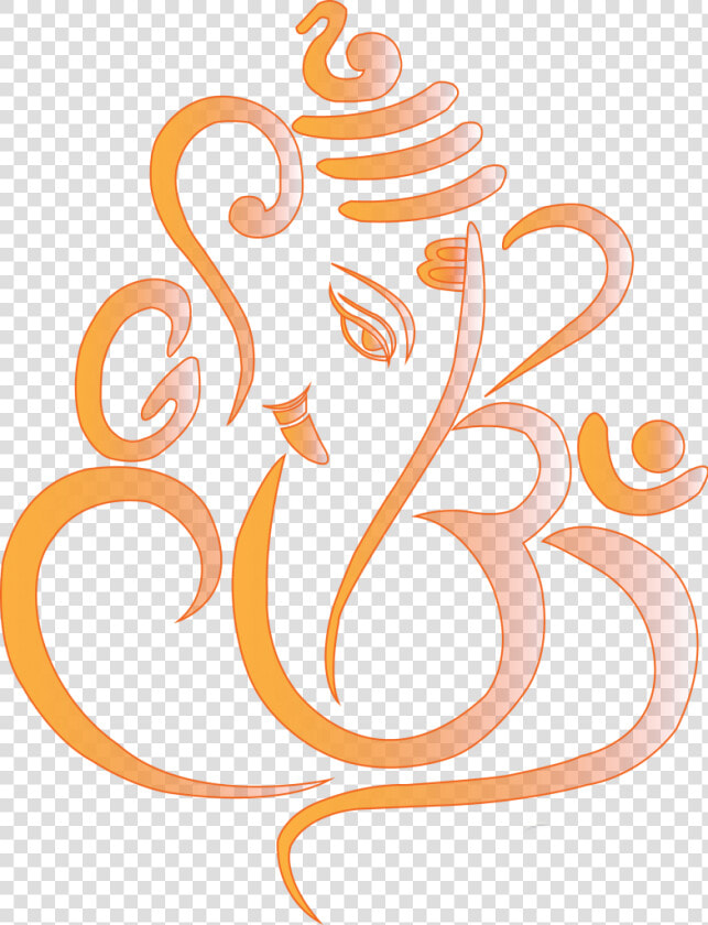 Ganpati Art Png   Logo Transparent Ganesh Png  Png DownloadTransparent PNG