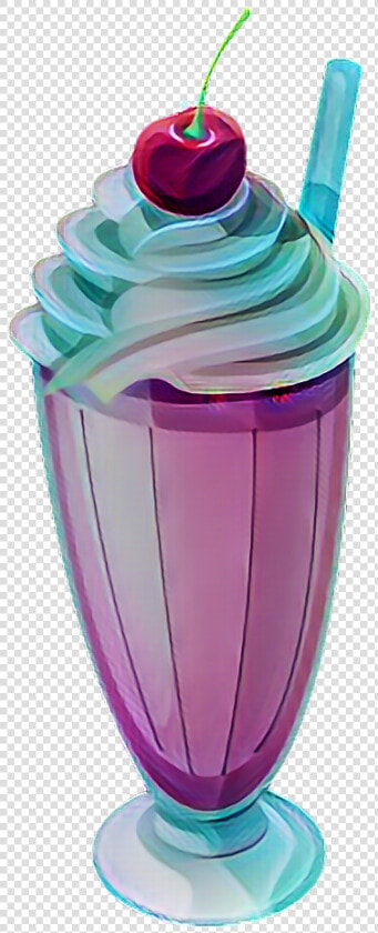  milkshake  rainbow  unicorn  cherry  malteada   Milkshake 50  39 s  HD Png DownloadTransparent PNG