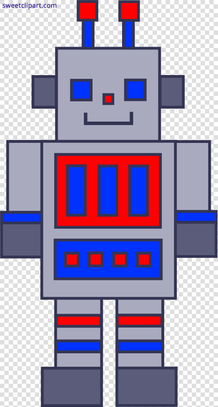 Robot Clipart Rectangle   Robot Clip Art  HD Png DownloadTransparent PNG