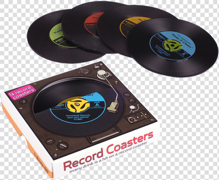 Transparent 45 Record Png   Vinyl Record Coasters  Png DownloadTransparent PNG