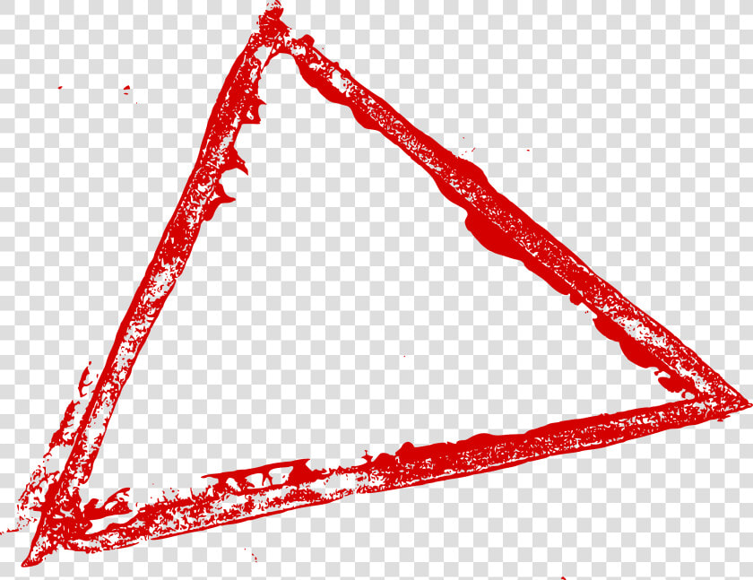 Triangle Png Red Triangle Png Red   Aesthetic Triangle Outline Png  Transparent PngTransparent PNG