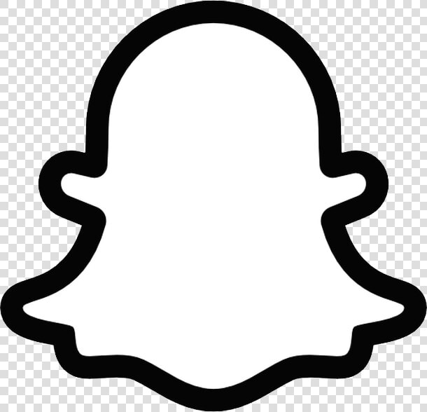 Snapchat Ghost Outline  HD Png DownloadTransparent PNG