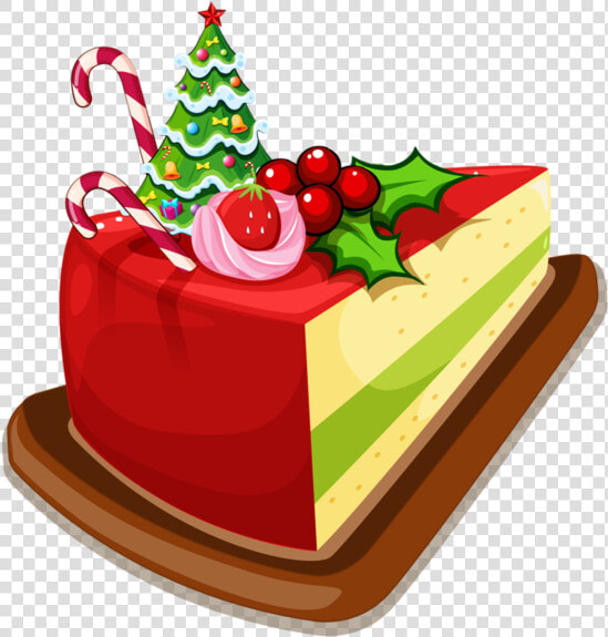 Desert Clipart Sponge Cake   Christmas Dessert Clipart Png  Transparent PngTransparent PNG