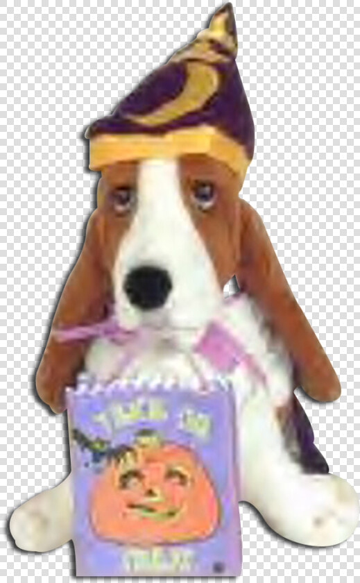 Hushpuppies Halloween Wizard With Trick Or Treat Bag   Basset Hound  HD Png DownloadTransparent PNG