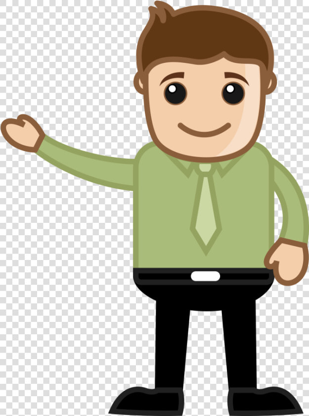 Man Presenting Document Scanning   Transparent Background Man Pointing Cartoon  HD Png DownloadTransparent PNG