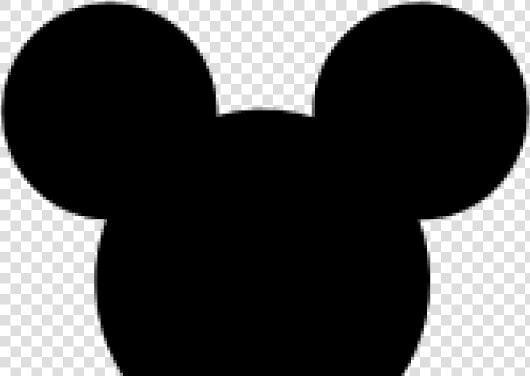 Mickey Mouse Kopf Schwarz  HD Png DownloadTransparent PNG