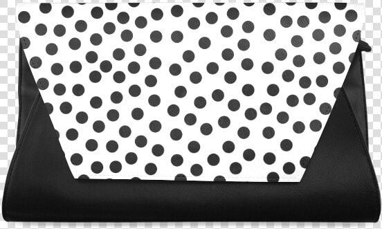 Black Polka Dot Design Clutch Bag   Hd Dots Png  Transparent PngTransparent PNG