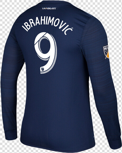 La Galaxy Zlatan Ibrahimović Secondary Authentic Long   Long sleeved T shirt  HD Png DownloadTransparent PNG