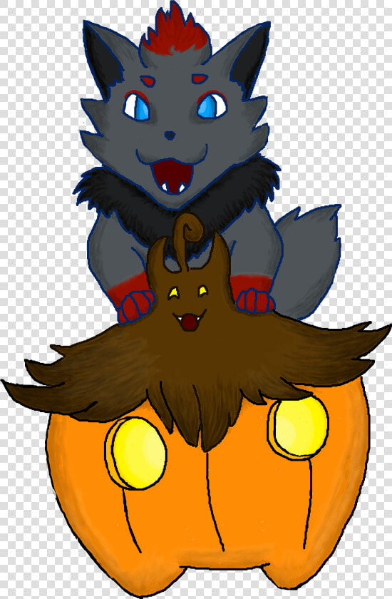 Zorua And Pumpkaboo   Png Download   Pump Kaboo  Transparent PngTransparent PNG