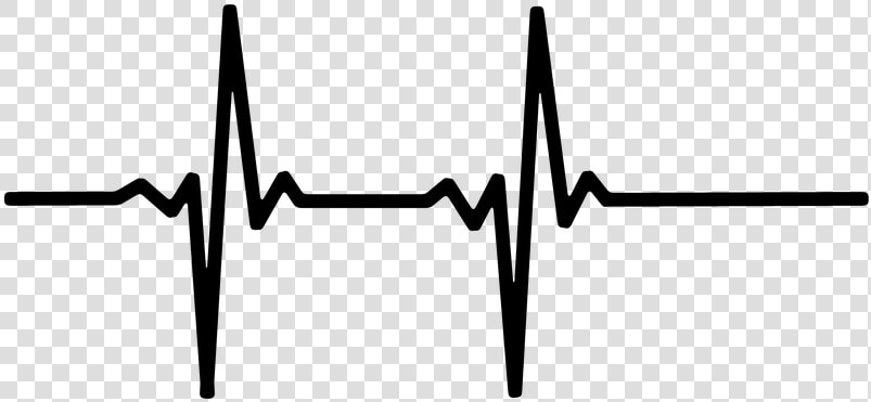 Heart Rate  Pulse  Live  Line  Wave  Frequency  Medical   Heart Rate Black And White  HD Png DownloadTransparent PNG