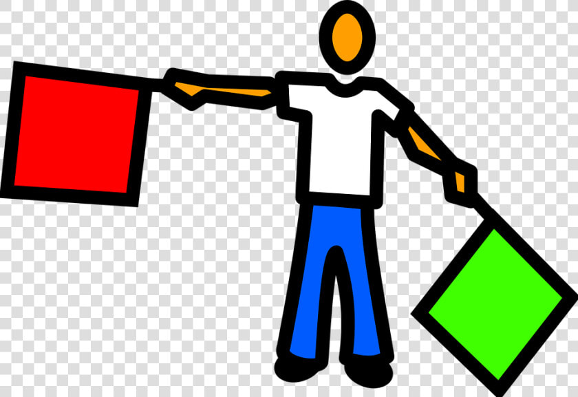 Flag  Semaphore  Red  Green  Sign  Symbol  Signal   Green And Red Signal Flag  HD Png DownloadTransparent PNG