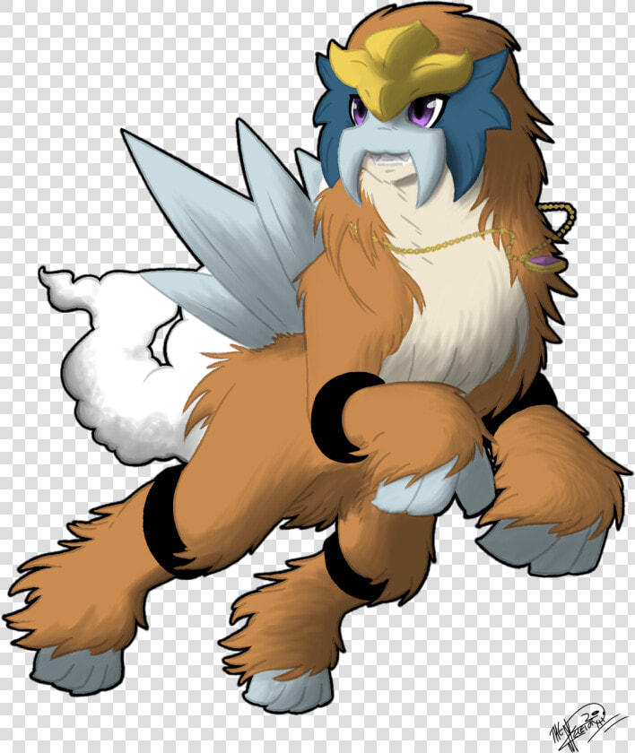 Farron The Entei   Cartoon  HD Png DownloadTransparent PNG