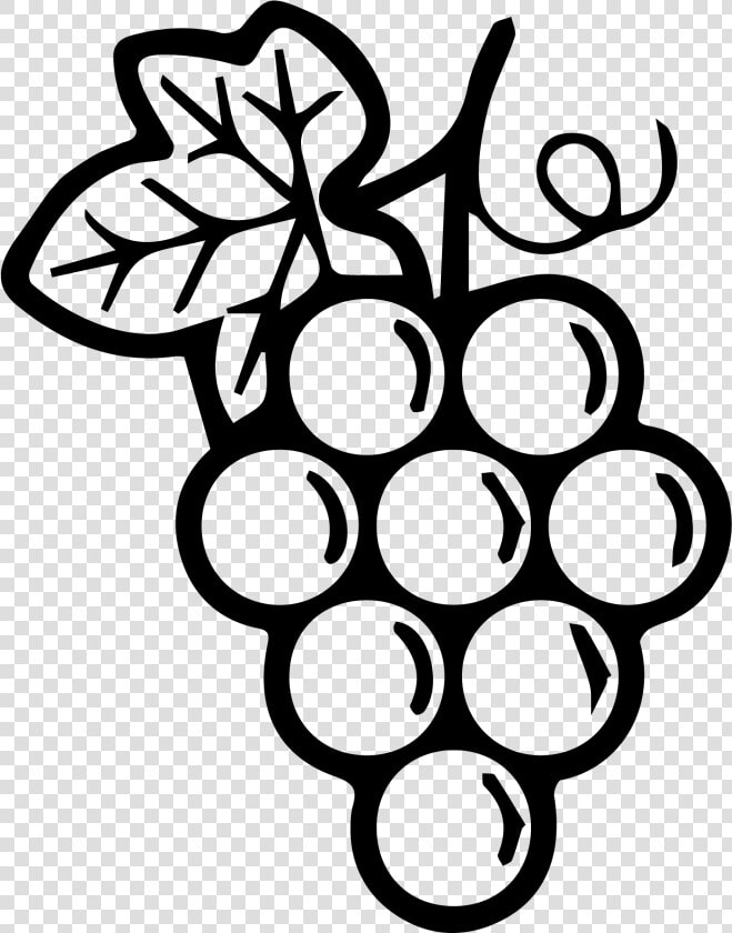 Grapes Black   Black And White Grapes  HD Png DownloadTransparent PNG