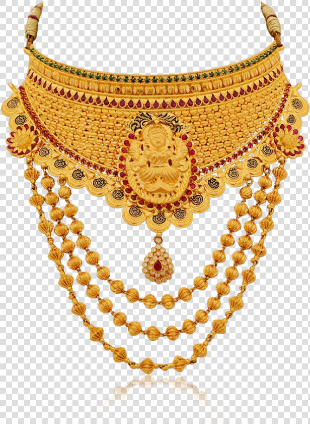 Bridal Grand Gold Necklace   Half Set Gold Jewellery Designs  HD Png DownloadTransparent PNG