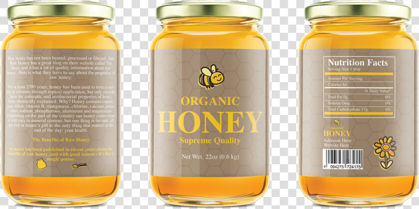 A Step By Step Guide To Designing And Creating Your   Honey Jar Transparent Label  HD Png DownloadTransparent PNG