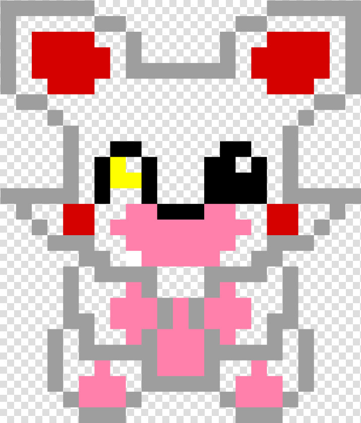 Mangle From Fnaf   Pixel Art Five Nights At Freddy  39 s  HD Png DownloadTransparent PNG