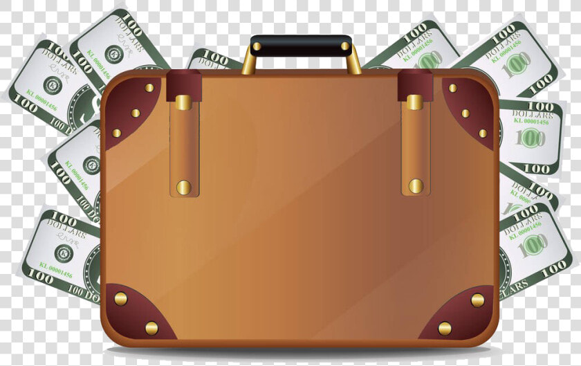 Transparent Dollars Clipart   Suitcase With Money Png  Png DownloadTransparent PNG