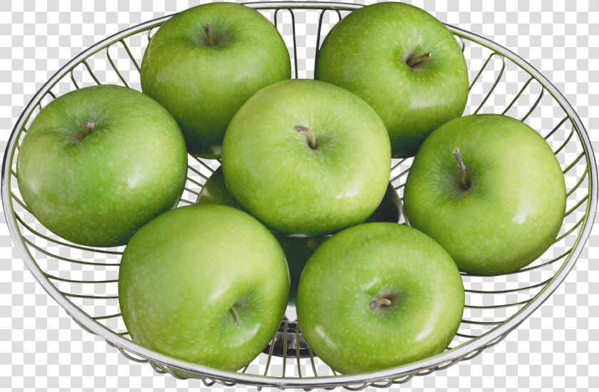 Green Apples In A Metal Bowl Png Clipart   Apples In A Bowl Clipart  Transparent PngTransparent PNG