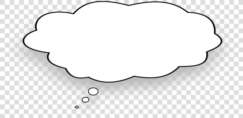 Thought Cloud Png   Transparent Background Thought Bubble Vector  Png DownloadTransparent PNG