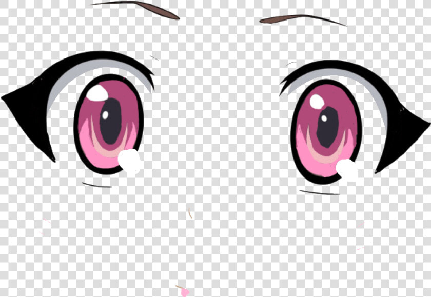 Anime Pink Eyes Png  Transparent Png   Cute Anime Eyes Png  Png DownloadTransparent PNG