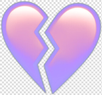  emoji pastel  heart pink brokenheart   Heart  HD Png DownloadTransparent PNG