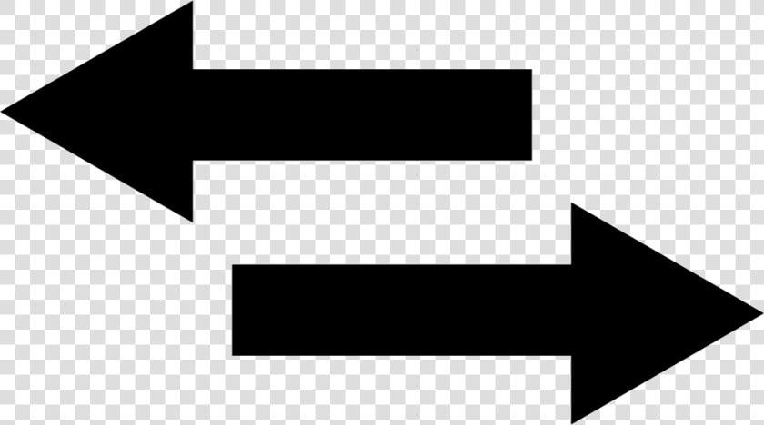 Two Arrows Pointing Right And Left   Two Arrow Icon Png  Transparent PngTransparent PNG