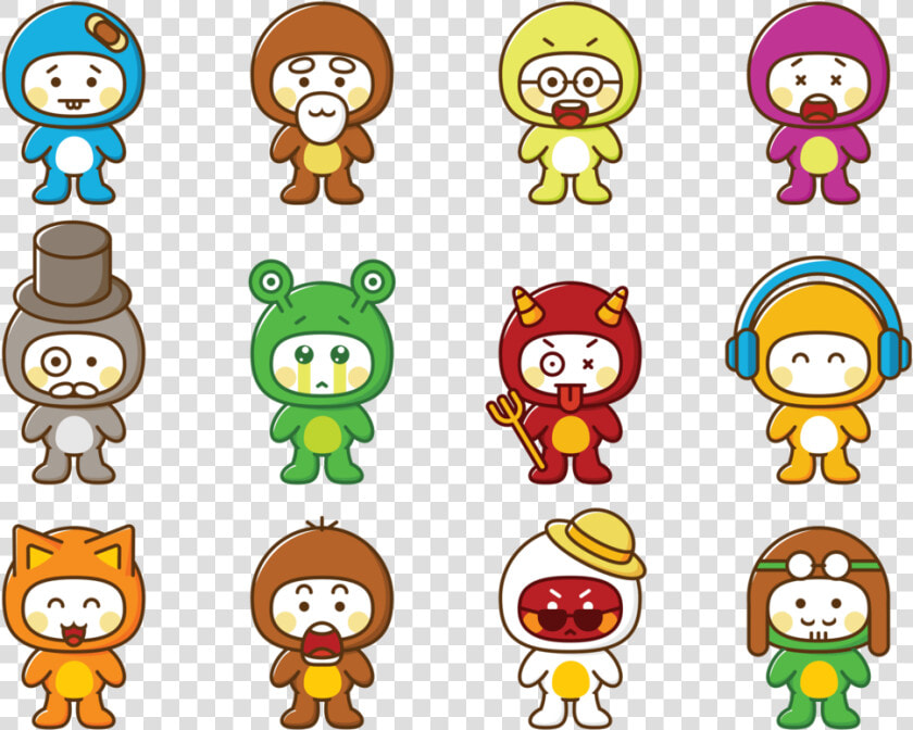 Cartoon Characters Png   Cute Characters  Transparent PngTransparent PNG