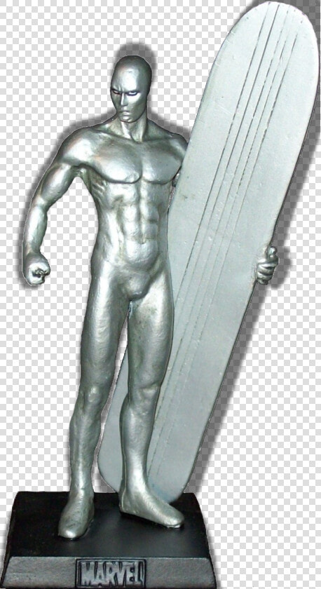 Eaglemoss Marvel Silver Surfer Figurine   Standing  HD Png DownloadTransparent PNG