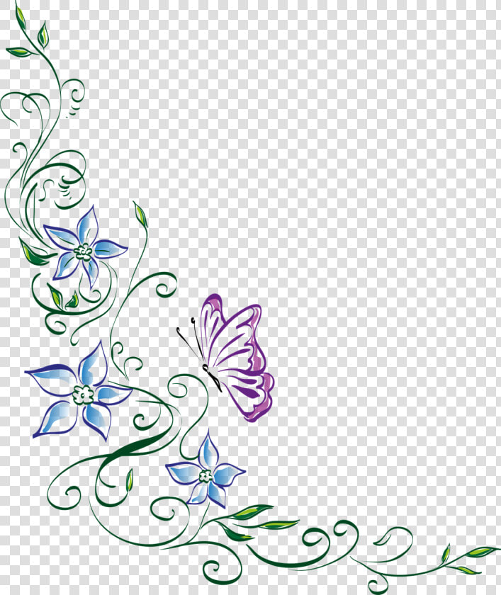 Ornamen Bunga Vektor Png  Transparent PngTransparent PNG