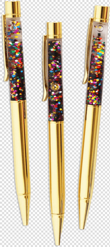 Packed Party Confetti Pens Out Of Package 2400x   Pen  HD Png DownloadTransparent PNG