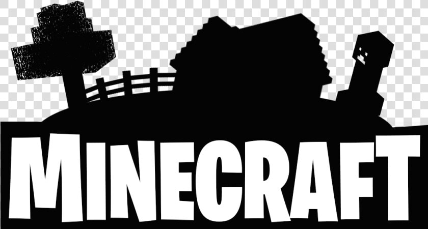 Minecraft Logo Png Silhouette Sbubby   Silhouette  Transparent PngTransparent PNG