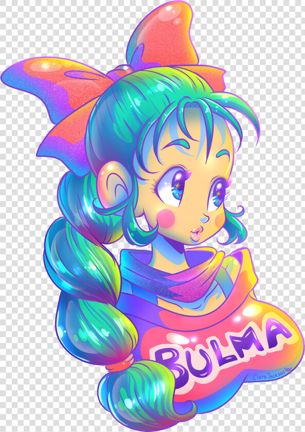 Bulma Commission   Dragon Ball Z Chibi Bulma  HD Png DownloadTransparent PNG