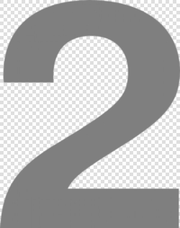 Number 2 Png Free Download   Number 2 Grey Clipart  Transparent PngTransparent PNG