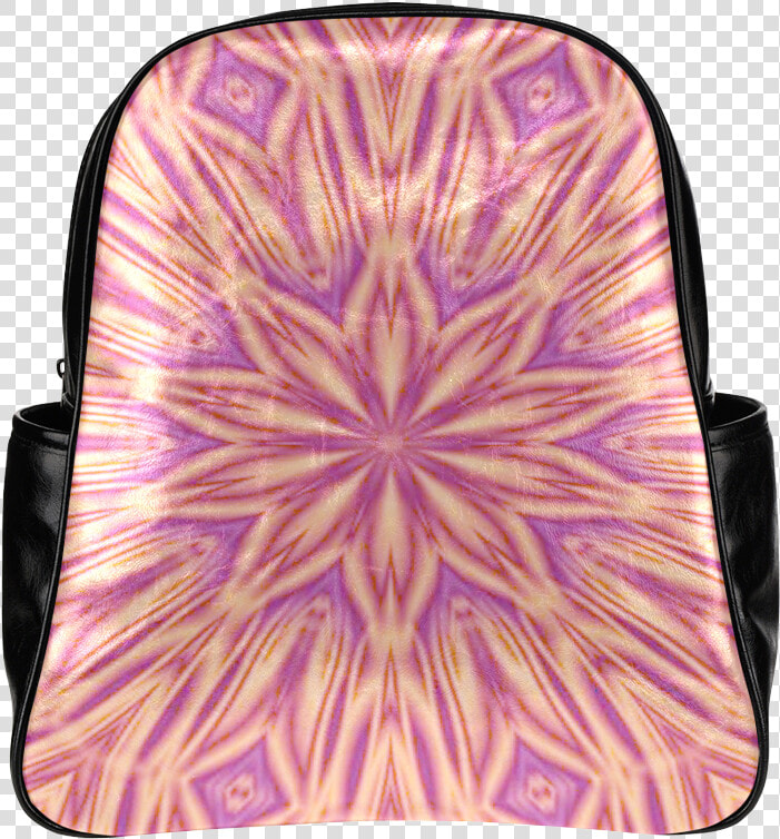 Pink Tiger Stripes Multi pockets Backpack   Laptop Bag  HD Png DownloadTransparent PNG