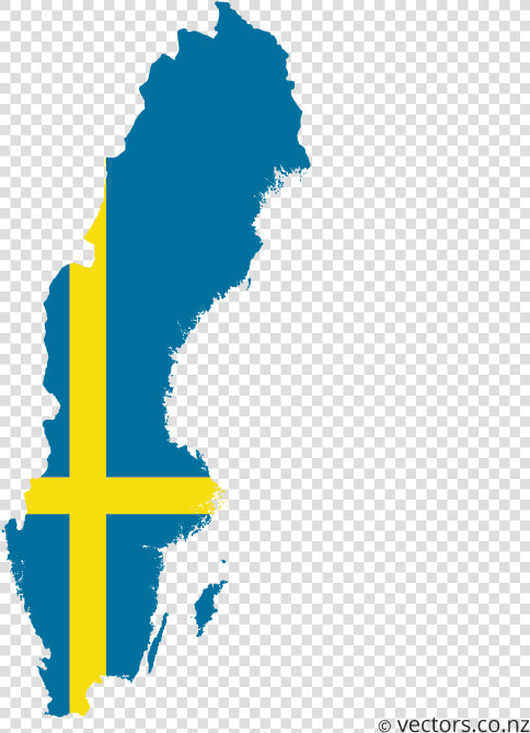 Map Of Sweden Flag   Sweden Flag Map Png  Transparent PngTransparent PNG