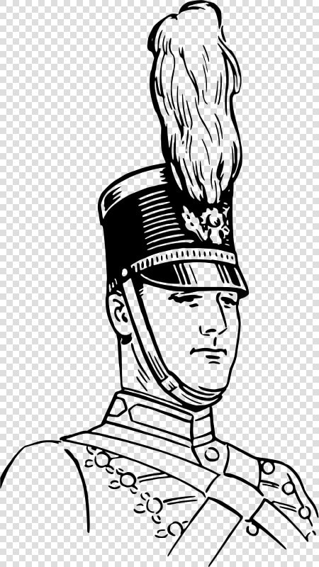 Art monochrome Photography headgear   Marching Band Hat Drawing  HD Png DownloadTransparent PNG