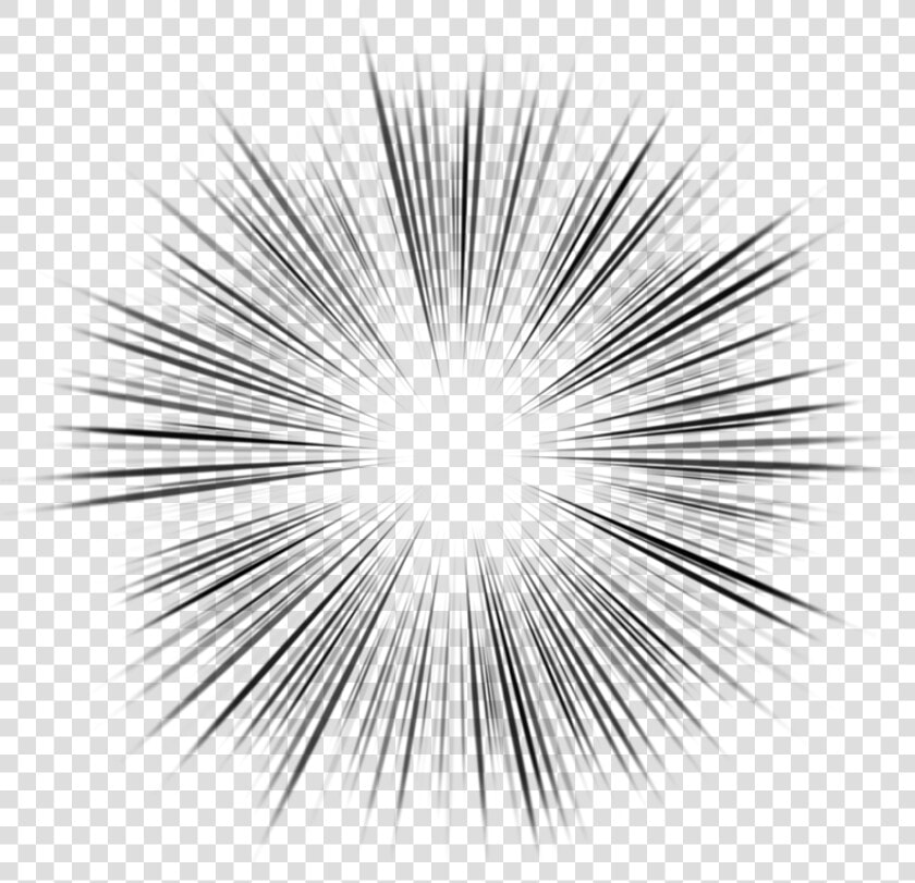 Ftestickers Line Star Explosion   Action Lines Transparent Png  Png DownloadTransparent PNG