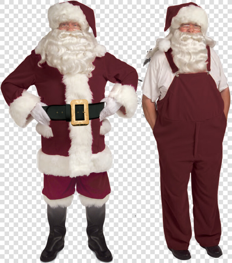 Santa Suit Png   Png Download   Santa Claus Bib Overalls  Transparent PngTransparent PNG