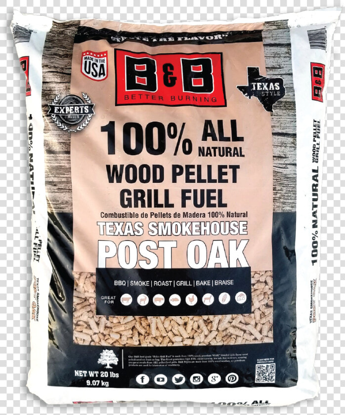 B amp b Post Oak Pellets  HD Png DownloadTransparent PNG