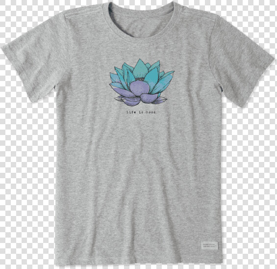 Women S Lotus Flower Engraved Crusher Tee   T Shirt Life Is Good  HD Png DownloadTransparent PNG