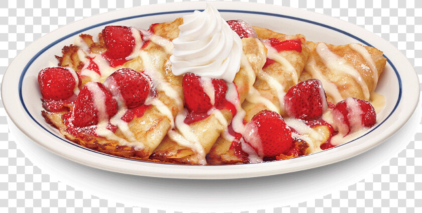 Jbkvafcfwjh8zfgsl8th   Strawberry And Cream Crepes Ihop  HD Png DownloadTransparent PNG