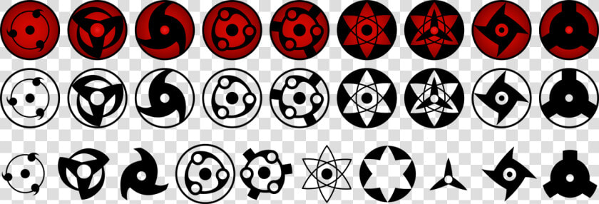 Sharingan Naruto Render   All Sharingans Transparent  HD Png DownloadTransparent PNG