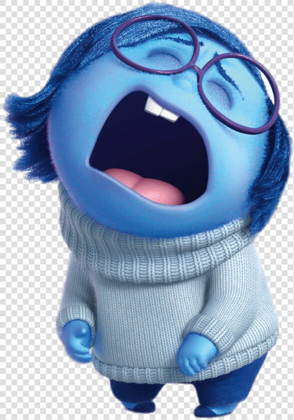 Sadness Crying   Sadness Inside Out Characters  HD Png DownloadTransparent PNG