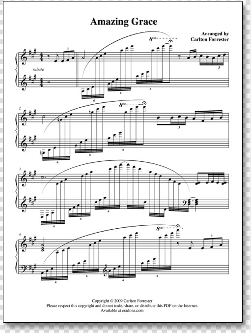 Arrangement By Carlton Forrester   Sheet Music  HD Png DownloadTransparent PNG