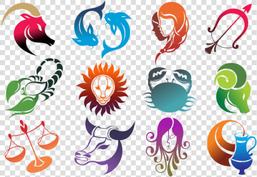 Free Png Colourful Zodiac Signs Set Large Png Images   Zodiac Signs Clipart Png  Transparent PngTransparent PNG