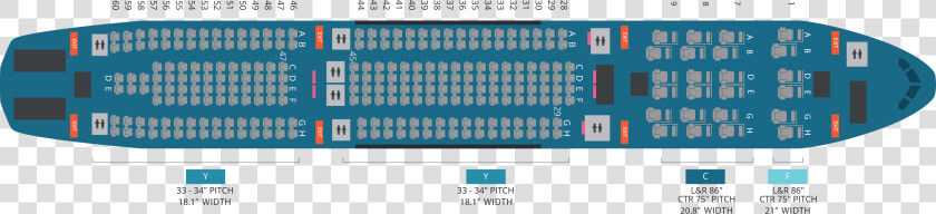 Photo A330 300   Korean Air A330 Seat Map  HD Png DownloadTransparent PNG