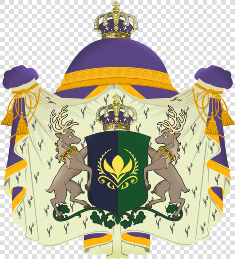 Coat Of Arms Mantle And Pavilion  HD Png DownloadTransparent PNG